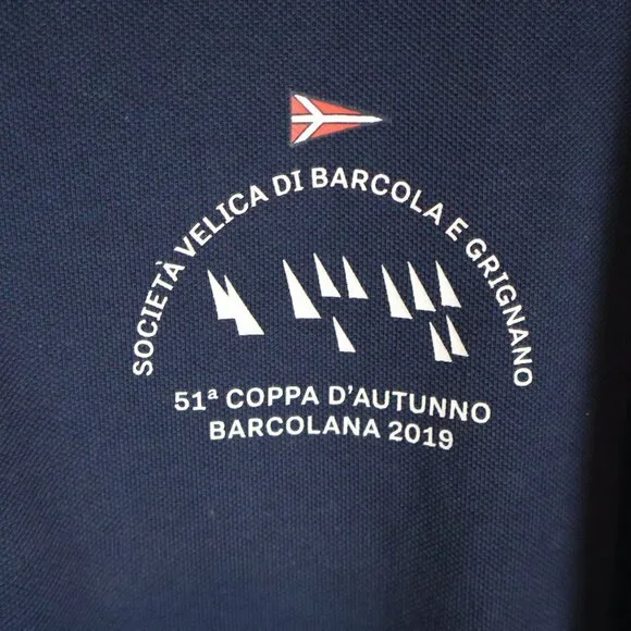 North Sails Barcolana 51 Regatta Polo Shirt Men 2XL Blue Sailing Limited Edition - Picture 5 of 15